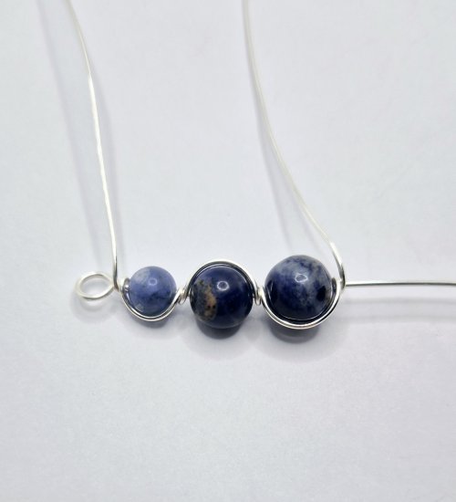 Natalie Patten's Graduated Bead Component - , Contemporary Wire Jewelry, Wire Wrapping, Wrapping, Wire Wrapping Jewelry, add the largest bead