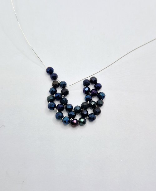 Natalie Patten's Bead and Wire Circular Component - , Contemporary Wire Jewelry, Weaving, Wire Weaving, Weaving Wire, Beads, add two beads