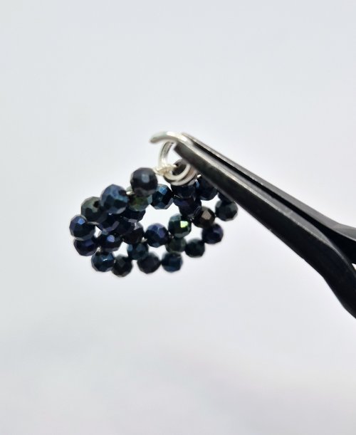 Natalie Patten's Bead and Wire Circular Component - , Contemporary Wire Jewelry, Weaving, Wire Weaving, Weaving Wire, Beads, add a jump ring