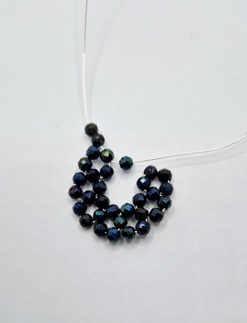 Natalie Patten's Bead and Wire Circular Component - , Contemporary Wire Jewelry, Weaving, Wire Weaving, Weaving Wire, Beads, add one bead