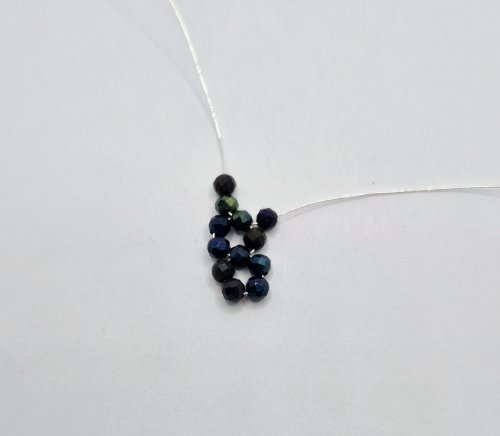 Natalie Patten's Bead and Wire Circular Component - , Contemporary Wire Jewelry, Weaving, Wire Weaving, Weaving Wire, Beads, add 2 beads and 1 bead