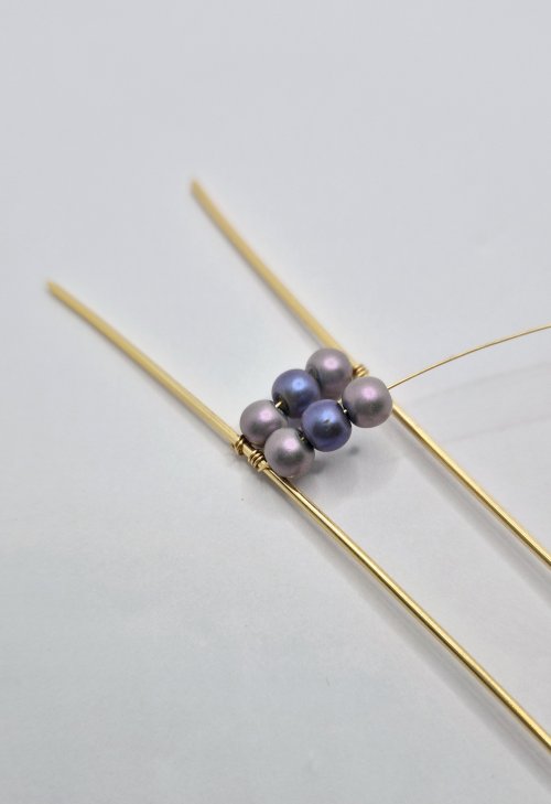 Natalie Patten's Channel-set Beaded Cuff Bracelet - , Contemporary Wire Jewelry, Wire Wrapping, Wrapping, Wire Wrapping Jewelry, add 3 more beads