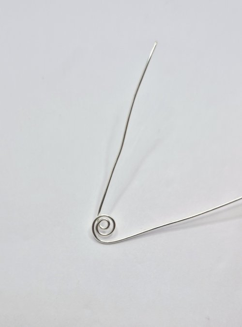 Natalie Patten's Birds Nest Pendant - , Contemporary Wire Jewelry, Wire Wrapping, Wrapping, Wire Wrapping Jewelry, Weaving, Wire Weaving, Weaving Wire, Form a spiral