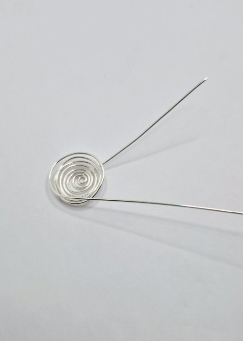 Natalie Patten's Birds Nest Pendant - , Contemporary Wire Jewelry, Wire Wrapping, Wrapping, Wire Wrapping Jewelry, Weaving, Wire Weaving, Weaving Wire, Continue the spiral