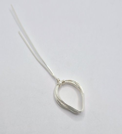 Natalie Patten's Lotus Pendant - , Contemporary Wire Jewelry, Wire Wrapping, Wrapping, Wire Wrapping Jewelry, Adjust as necessary