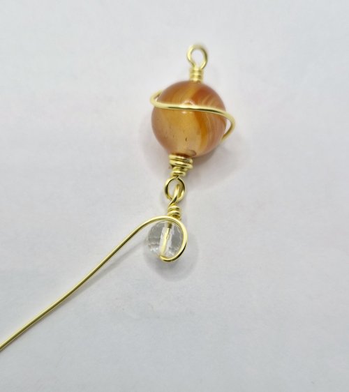 Natalie Patten's Planet Jewellery - , Contemporary Wire Jewelry, Wire Wrapping, Wrapping, Wire Wrapping Jewelry, encase the remaining wire