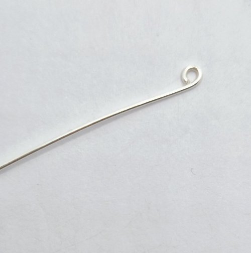 Natalie Patten's Herringbone Weave Connectors - , Contemporary Wire Jewelry, Making Chain, Chain Making , Findings, Clasps, Components, Wire Wrapping, Wrapping, Wire Wrapping Jewelry, Create an eyepin wire and turn a loop