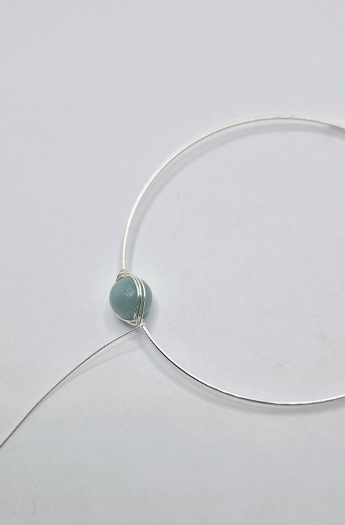 Natalie Patten's Herringbone Memory Wrap Wire Bangle - , Contemporary Wire Jewelry, Wire Wrapping, Wrapping, Wire Wrapping Jewelry, Continue to create wraps 