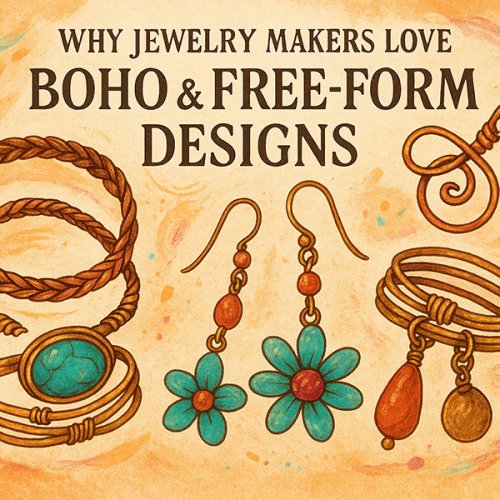 Kristal Wick's Boho Wildflowers Earrings - <h3>Discover More Nature-Inspired Boho Styles</h3>, Contemporary Wire Jewelry, Dapping, Dapping Jewelry, Texturing, why jewelry makers love boho