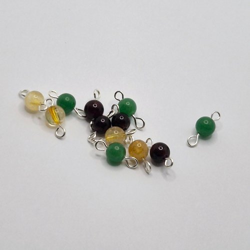 Natalie Patten's Fall Into Chainmaille - , Chain Maille Jewelry, Loops, Wire Loop, Wrapped Wire Loop, Beads, Chain Maille, chain mail, chainmaille, chainmail, , Make double ended connecting eye pins
