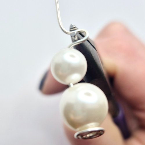 Natalie Patten's Wire Snowmen - , Holiday Designs, Coiling, Coiling Wire, Wire Coiling, Wire Wrapping, Wrapping, Wire Wrapping Jewelry, Bend the wire up