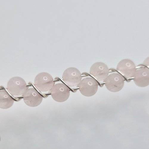 Natalie Patten's Half Wrist Wrap Bracelet  - , Contemporary Wire Jewelry, Loops, Wire Loop, Wrapped Wire Loop, , Continue winding the wire 