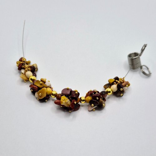 Natalie Patten's Wrapped Loop Charm Bramble - , Beading, Loops, Wire Loop, Wrapped Wire Loop, Design, Beads, Add 10 more charms