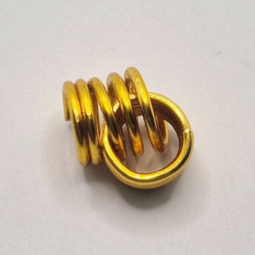 Natalie Patten's Love Knot Bead Components  - , Contemporary Wire Jewelry, Coiling, Coiling Wire, Wire Coiling, Use a twisting motion.