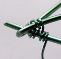 Albina Manning's Birch Leaf Earrings - , Wire Weaving, Coiling, Coiling Wire, Wire Coiling, Wire Wrapping, Wrapping, Wire Wrapping Jewelry, Weaving, Wire Weaving, Weaving Wire, Form the second vein.