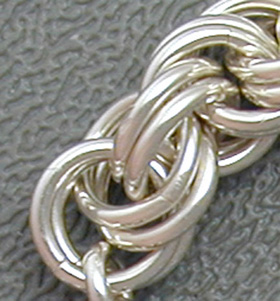 Marilyn Gardiner's Double Spiral Chainmail Weave Earrings - , Chain Maille Jewelry, Making Chain, Chain Making , Double Spiral chainmail weave