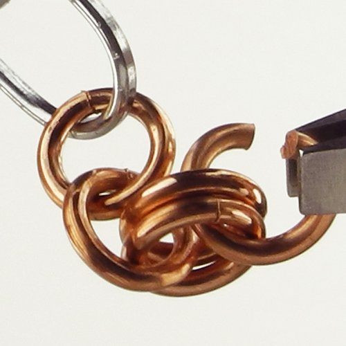 Marilyn Gardiner's Barrel Weave Bracelet - , Chain Maille Jewelry, Making Chain, Chain Making , Open jump ring with flat nose pliers