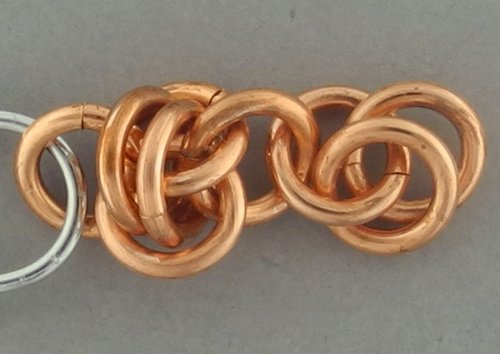 Marilyn Gardiner's Barrel Weave Bracelet - , Chain Maille Jewelry, Making Chain, Chain Making , Close jump ring with flate nose pliers