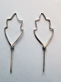 Tracey McKenzie's Flower Hat Pin - , Hair Accessories, Zipper Pulls, Christmas Ornaments, Wire Wrapping, Wrapping, Wire Wrapping Jewelry, Wire wrap second leaf.