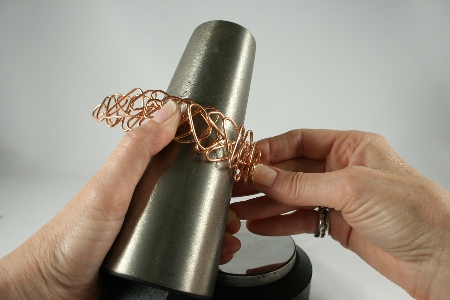Patti Bullard's Right Angles Cuff - , Classic Wire Jewelry, Wire Wrapping, Wrapping, Wire Wrapping Jewelry, 