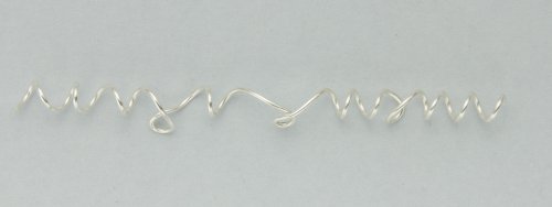 Kylie Jones's Silver Vine Wrapped Bracelet - , Contemporary Wire Jewelry, Lashing, Wire Lashing, Loops, Wire Loop, Wrapped Wire Loop, Wire Wrapping, Wrapping, Wire Wrapping Jewelry, , remove the wire from the mandrel