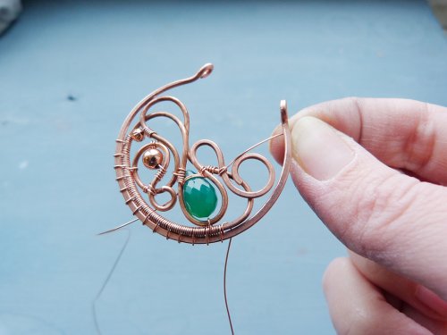 Oksana Truhan's Woven Wire Hoops - , Wire Weaving, Lashing, Wire Lashing, Loops, Wire Loop, Wrapped Wire Loop, Spirals, Wire Spiral, Spiral Wire Wrap, Oxidizing Wire, Oxidizing, Antiquing Wire, Antiquing, Wire Wrapping, Wrapping, Wire Wrapping Jewelry, Weaving, Wire Weaving, Weaving Wire, coil and weave