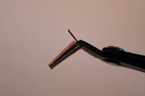 Judy Freyer Thompson's Soldered Copper Wire Cones - , Findings & Components, Toggles & Clasps, Earwire & Headpin, Coiling, Coiling Wire, Wire Coiling, Findings, Clasps, Components, Butane Torch, Soldering, Solder, trim the wire