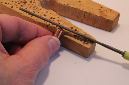 Judy Freyer Thompson's Soldered Copper Wire Cones - , Findings & Components, Toggles & Clasps, Earwire & Headpin, Coiling, Coiling Wire, Wire Coiling, Findings, Clasps, Components, Butane Torch, Soldering, Solder, file smooth