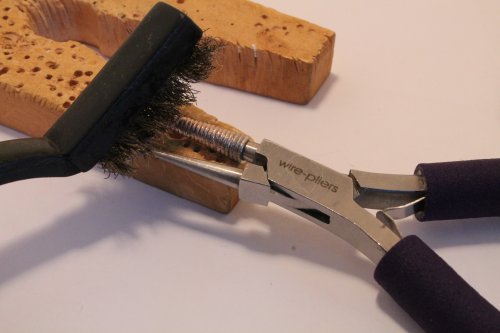 Judy Freyer Thompson's Soldered Copper Wire Cones - , Findings & Components, Toggles & Clasps, Earwire & Headpin, Coiling, Coiling Wire, Wire Coiling, Findings, Clasps, Components, Butane Torch, Soldering, Solder, solder pickle clean