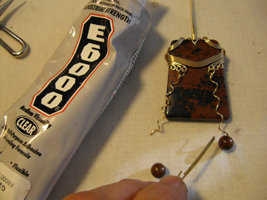 Joe Rushing's Obsidian Dangle Ladder Necklace - , Classic Wire Jewelry, Wire Wrapping, Wrapping, Wire Wrapping Jewelry, Using E6000 Glue