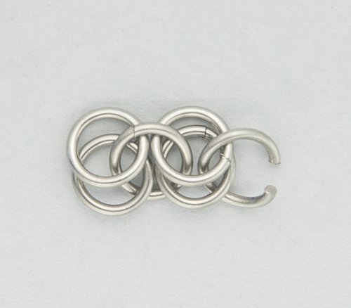 Kylie Jones's Stainless Steel 4-in-1 Bracelet - , Chain Maille Jewelry, Making Chain, Chain Making , You now have a 2-1-2-1-2-1-2 chain