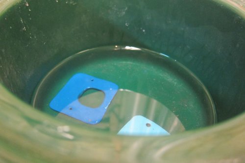 Karen Meador, Ph.D.'s Mesh Stenciled Enamel Necklace - , Enameling, Enamel Jewelry Supplies, Enamel, Enameling, Enameled Jewelry,  pickle them again.