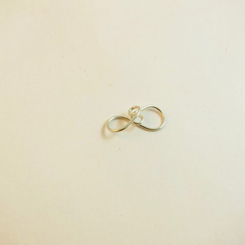 Karen Meador, Ph.D.'s Infinity Link Bracelet - , Contemporary Wire Jewelry, Findings, Clasps, Components, Loops, Wire Loop, Wrapped Wire Loop, Repeat for the other end.