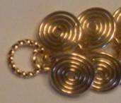 Judy Larson's Coiled Wire Jewelry Series  Part 3 - Focal Bead Bracelet - , Contemporary Wire Jewelry, Coiling, Coiling Wire, Wire Coiling, Loops, Wire Loop, Wrapped Wire Loop, Spirals, Wire Spiral, Spiral Wire Wrap, Wire Wrapping, Wrapping, Wire Wrapping Jewelry, , Added twisted jump ring