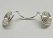 Judy Larson's Coiled Wire Jewelry Series  Part 3 - Focal Bead Bracelet - , Contemporary Wire Jewelry, Coiling, Coiling Wire, Wire Coiling, Loops, Wire Loop, Wrapped Wire Loop, Spirals, Wire Spiral, Spiral Wire Wrap, Wire Wrapping, Wrapping, Wire Wrapping Jewelry, , Adding Egyptian spiral links