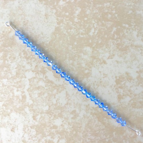 Kristal Wick's Finny Fun Earrings - , Contemporary Wire Jewelry, Loops, Wire Loop, Wrapped Wire Loop, Cut a 5 piece of wire