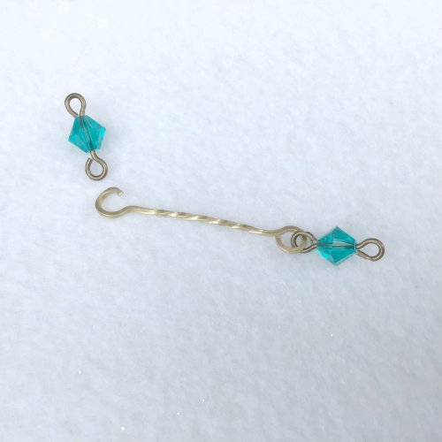 Kristal Wick's Peaceful Zen Necklace - , Contemporary Wire Jewelry, Loops, Wire Loop, Wrapped Wire Loop, , peaceful zen necklace