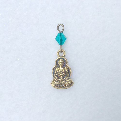 Kristal Wick's Peaceful Zen Necklace - , Contemporary Wire Jewelry, Loops, Wire Loop, Wrapped Wire Loop, , Add both end loops to the charm dangle loop