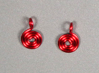 Karen Roberts's Best Ever Spirals, Findings & Components, Toggles & Clasps, Earwire & Headpin. Findings, Clasps, Components, Loops, Wire Loop, Wrapped Wire Loop, Spirals, Wire Spiral, Spiral Wire Wrap. Tip: I used nylon covered, flat-nose pliers to demonstrate this technique because I used color coated wire for photography purposes.