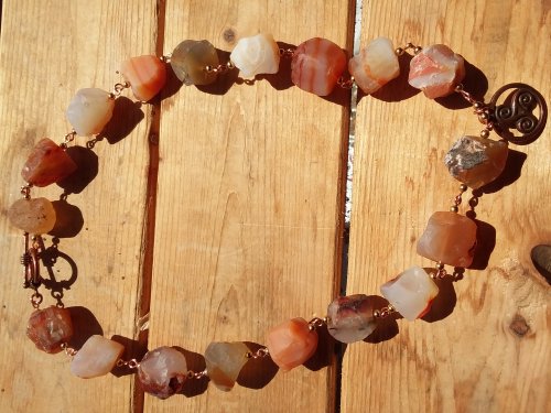 Celtic Carnelian Necklace