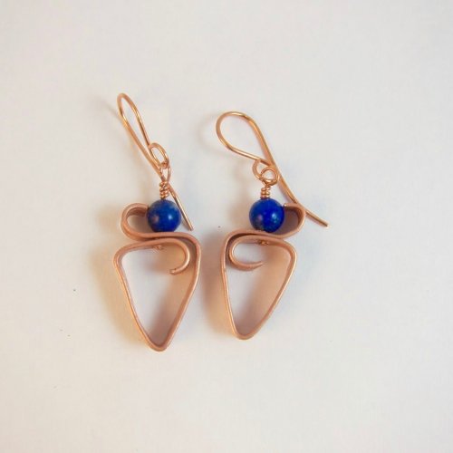 Pattern Wire Earrings