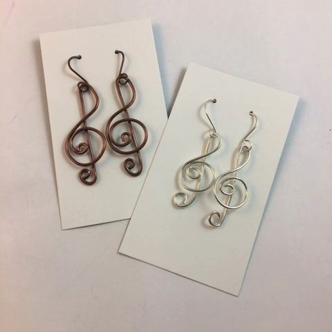 Treble Clef Earrings