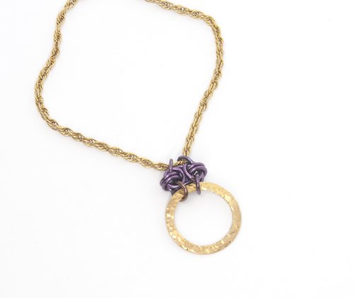 Chain Maille Bail Pendant