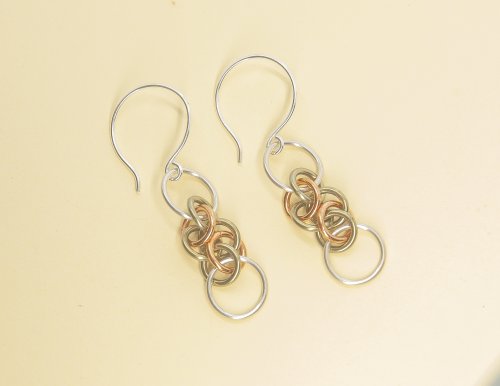 Viper Chain Maille Earrings