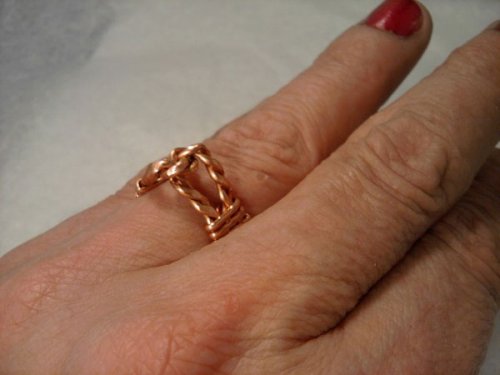 Copper Knot Ring