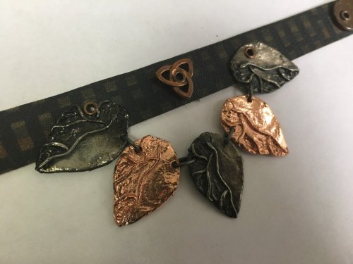 Abbi Berta's Using Rivets and Eyelets in Mixed Media Jewelry - , Metalwork, Riveting, Riveting Techniques, Wire Rivets, Riveting