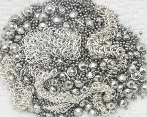Kylie Jones's Tumbling Chain Maille - , Chain Maille Jewelry, Filing, Finishing, steel shot in tumbler