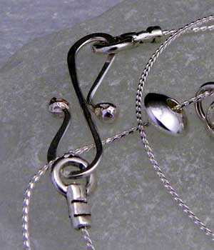 Dale Armstrong's Building on Snake Style Chain - , Findings & Components, Toggles & Clasps, Earwire & Headpin, , Crimp Chain Ends