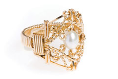 Dale Armstrong's The Best Wire Temper for Rings - , Classic Wire Jewelry, Wire Wrapping, Wrapping, Wire Wrapping Jewelry, Design, , Filigree ring