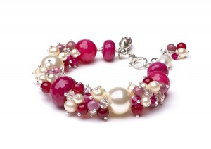 Judy Ellis's Designing Bold Summer Bracelets - , Wire Jewelry Design, Design, , Mixed Bead Bracelet